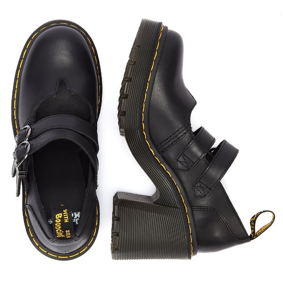 Winkel Voor Dr. Martens Eviee Sendal Leren Dames Zwarte Hakken - Image 6