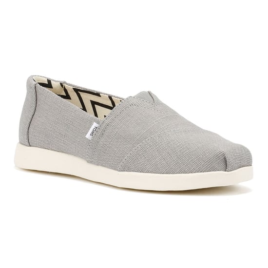 TOMS Alpargata Plus Heritage Canvas Dames Grijze Espadrilles - Image 2