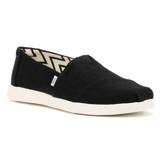 TOMS Alpargata Plus Heritage Canvas Dames Zwarte Espadrilles - Image 2