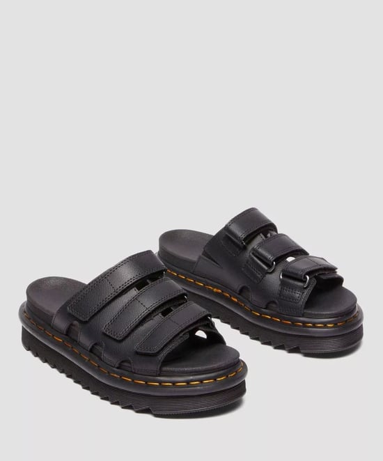 Dr. Martens Raine Athena Läder Damsvarta Sandaler - Image 1