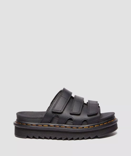 Dr. Martens Raine Athena Leren Zwarte Slippers Voor Dames - Image 3