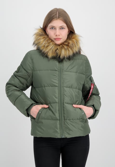 Hooded Puffer Alpha Winter Jacket Women - Image 2