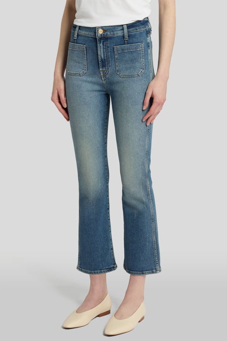 Ladies Jeans Hw Slim Kick Bootcut Fit - Image 1
