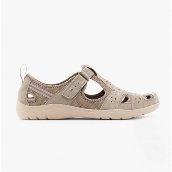 Free Spirit Cleveland Womens Sporty Shoes Khaki - Image 1