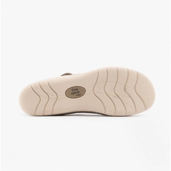 Free Spirit Cleveland Womens Sporty Shoes Khaki - Image 4