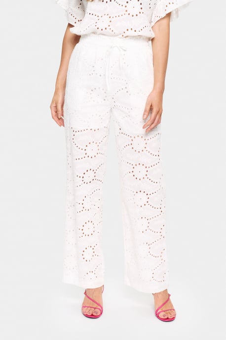 Casual broek Regular fit Ice white - Image 2