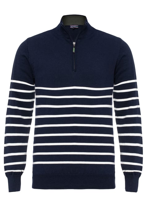 Half Zip Striped Jumper Abilo - Image 1