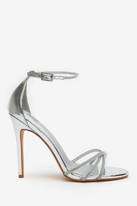 Wheres That From Womens 'Summer' Stiletto High Heels With Rhinestone Strap - Image 2