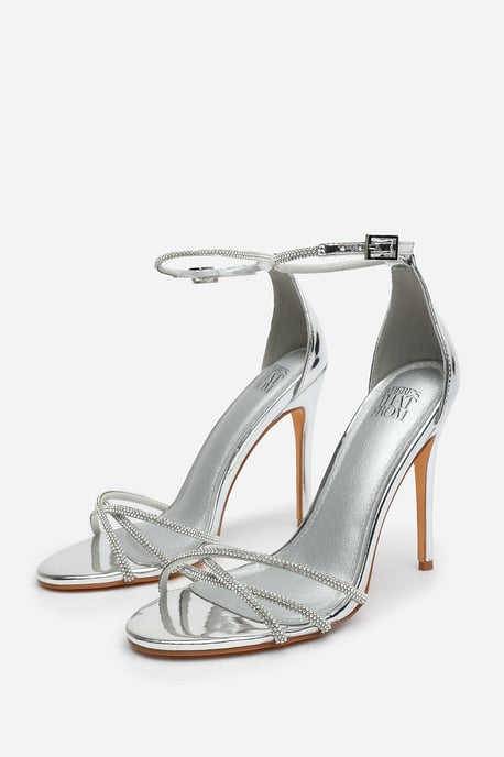 Wheres That From Womens 'Summer' Stiletto High Heels With Rhinestone Strap - Image 3