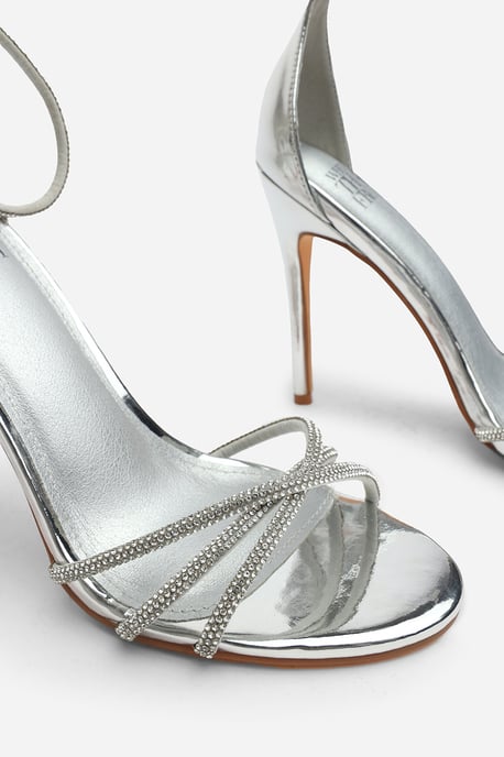 Wheres That From Womens 'Summer' Stiletto High Heels With Rhinestone Strap - Image 4