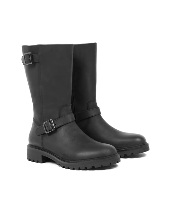 Mid-Calf Biker Boot - Image 4