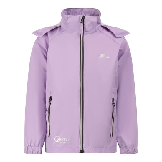 Trespass Kinderen/Kinderen Qikpac X Unisex Packaway Jacket (Gelsomino) - Image 1