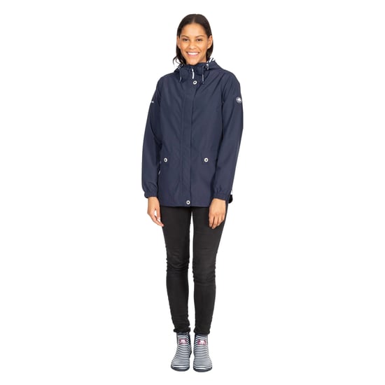Trespass Womens/Ladies Flourish Waterproof Jacket (Navy) - Image 3