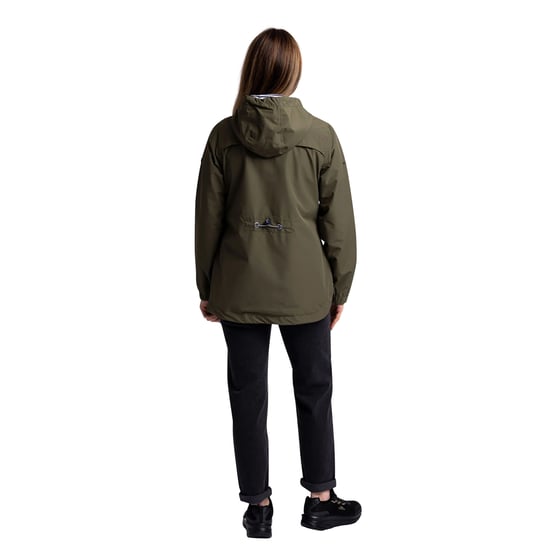 Trespass Womens/Ladies Flourish Waterproof Jacket (Herb) - Image 4