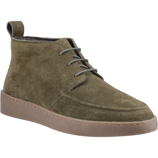 Hush Puppies Rory Suede Men's Khaki Boots - Image 1