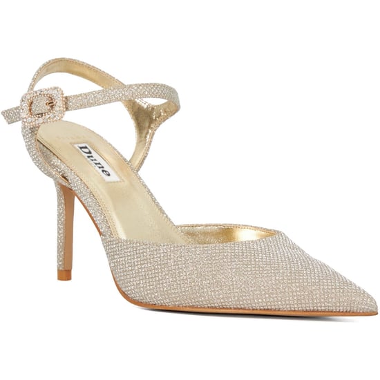 Dune Channel Wide Fit Women's Gold Shoes - Image 1