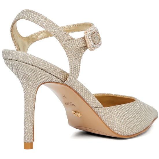 Dune Channel Wide Fit Women's Gold Shoes - Image 2