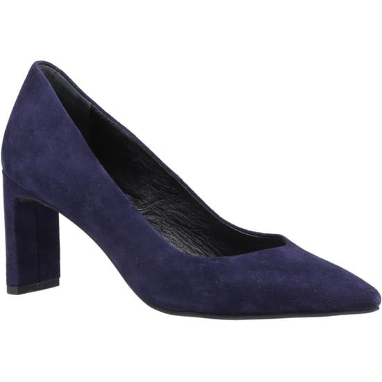 Hush Puppies Olivia Suède Dames Sneakers in Marineblauw - Image 1