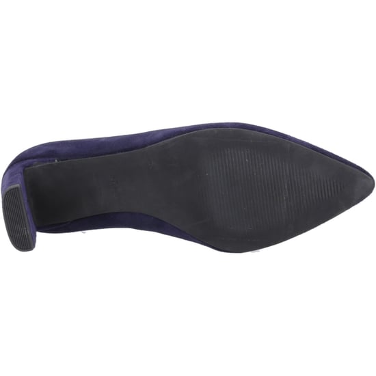 Hush Puppies Olivia Suède Dames Sneakers in Marineblauw - Image 3