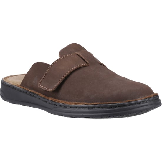Hush Puppies Edward Leather Men's Brown Mules - Image 1