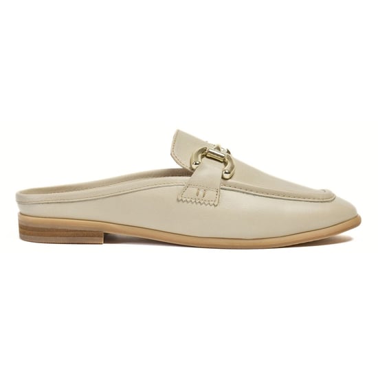 Pod Mila Leren Dames Taupe Mules - Image 4
