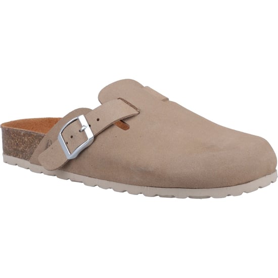 Hush Puppies Bailey Suède Dames Taupe Muilen - Image 1