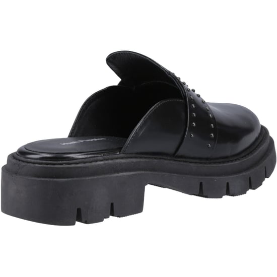 Hush Puppies Nicole Studded Leren Dames Zwarte Muilezels - Image 2