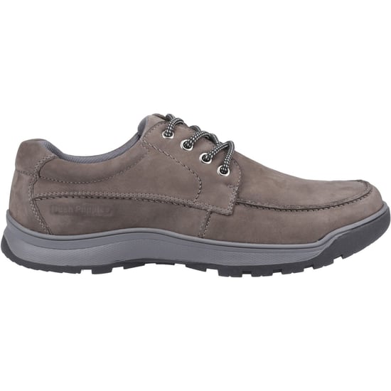 Hush Puppies Tucker Veterschoenen voor Heren van Grijs Nubuckleer - Image 5