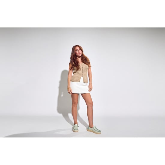 HEYDUDE Wendy Espadrille Retro Palm Katoenmix Dames Celadon Groen/Wit Espadrilles - Image 6