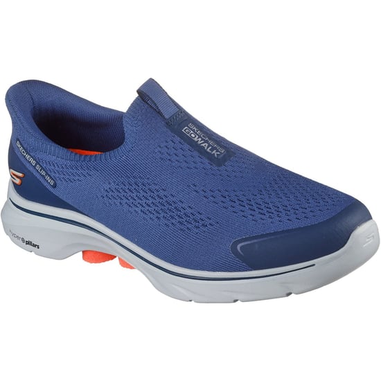 Skechers GO WALK 7 Easy On Evolution Textiel Heren Navy Sneakers - Image 1