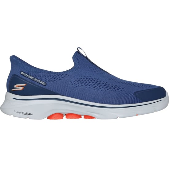 Skechers GO WALK 7 Easy On Evolution Textiel Heren Navy Sneakers - Image 5