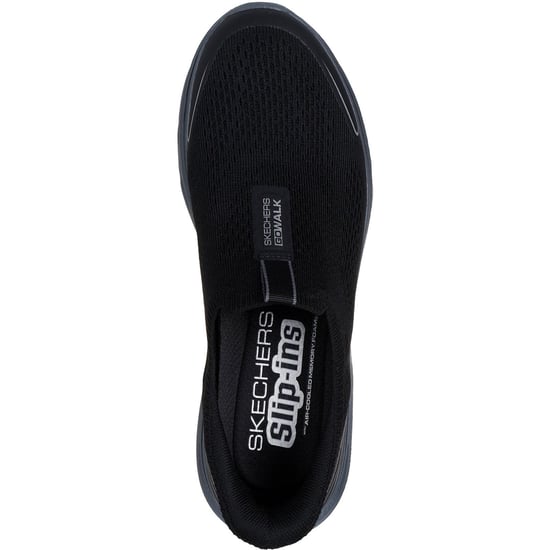 Skechers GO WALK 7 Easy On Evolution Textiel Heren Zwart/Grijs Sneakers - Image 3