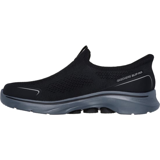 Skechers GO WALK 7 Easy On Evolution Textiel Heren Zwart/Grijs Sneakers - Image 4