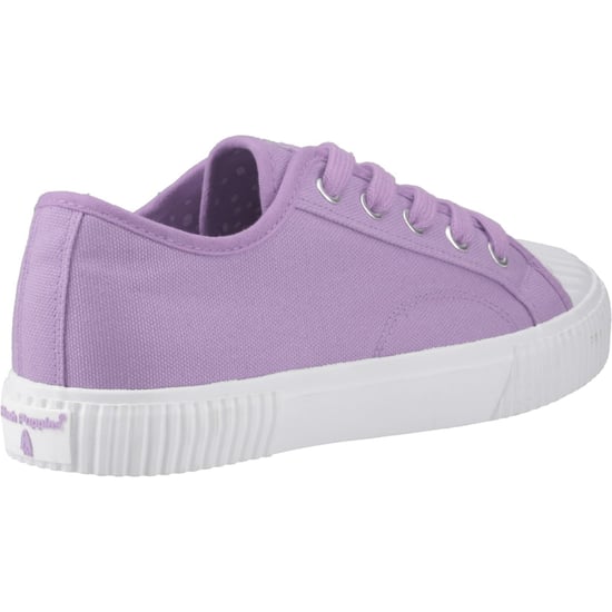 Hush Puppies Freya Canvas Textile Women's Lilac Trainers - Image 2