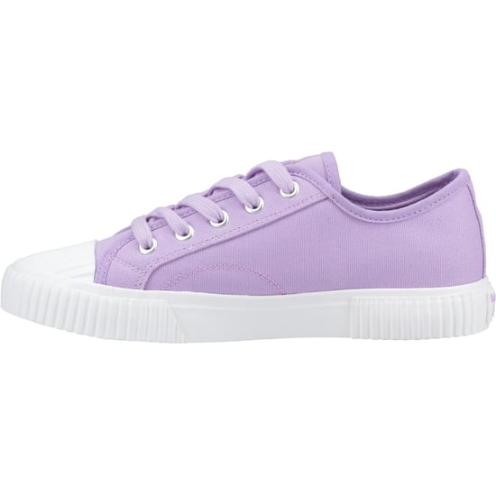Hush Puppies Freya Canvas Textile Women's Lilac Trainers - Image 4