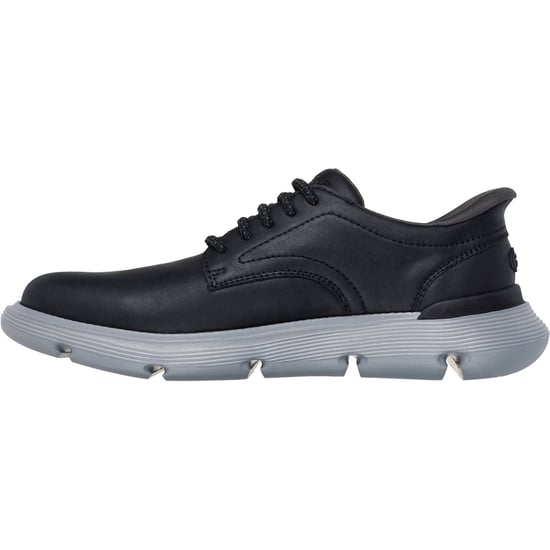 Skechers Garza Duran Leren Heren Zwarte Sneakers - Image 4