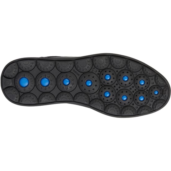 Geox U SPHERICA EC12 Leren Rundleer Heren Zwarte Sneakers - Image 3