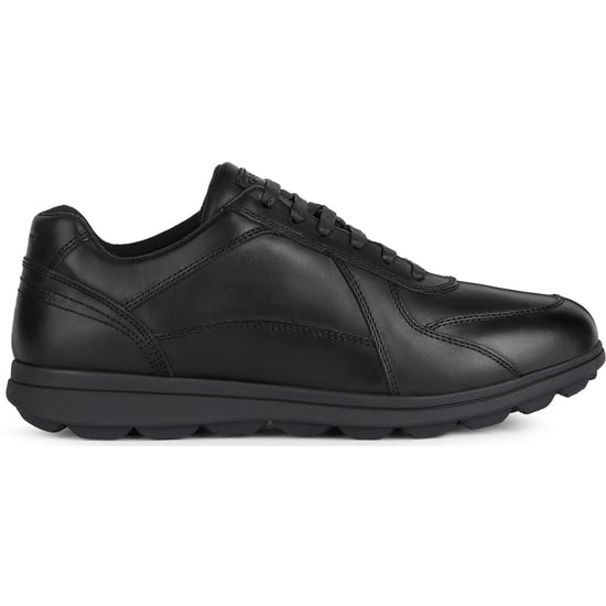 Geox U SPHERICA EC12 Leren Rundleer Heren Zwarte Sneakers - Image 5