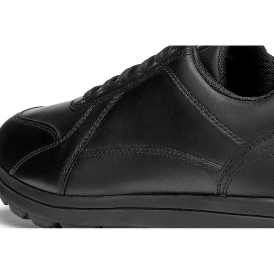 Geox U SPHERICA EC12 Leren Rundleer Heren Zwarte Sneakers - Image 6