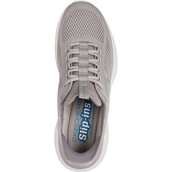 Skechers Skech-Lite Pro Primebase Textil Herr Taupe/Bruna Träningsskor - Image 3