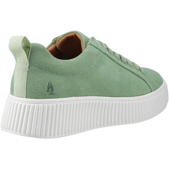 Hush Puppies Harlow Suède Dames Groen Sneakers - Image 2
