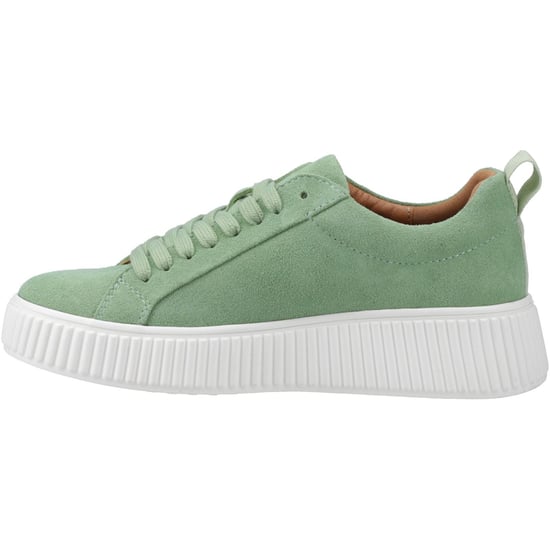 Hush Puppies Harlow Suède Dames Groen Sneakers - Image 4