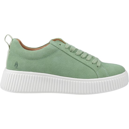 Hush Puppies Harlow Suède Dames Groen Sneakers - Image 5