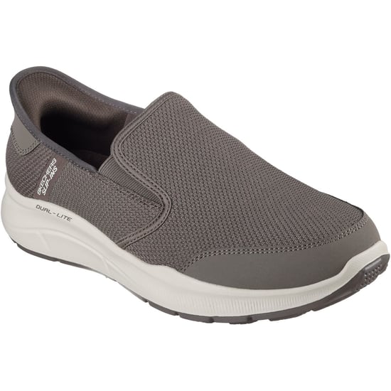Skechers Equalizer 5.0 Drayze Polyester Men's Taupe Trainers - Image 1