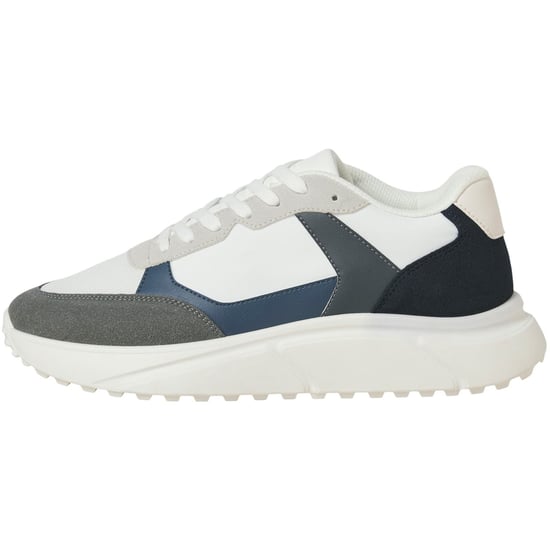 Jack & Jones Aspire Runner Polyurethane Men's White Castlerock/Navy Blazer Trainers - Image 4