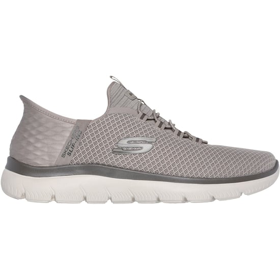 Skechers Slip-ins: Summits - High Range Polyester Heren Taupe Sneakers - Image 5