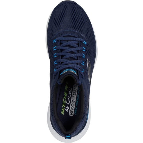 Skechers Relaxed Fit Edgeride Contention Polyester Heren Sneakers Navy/Blauw - Image 3