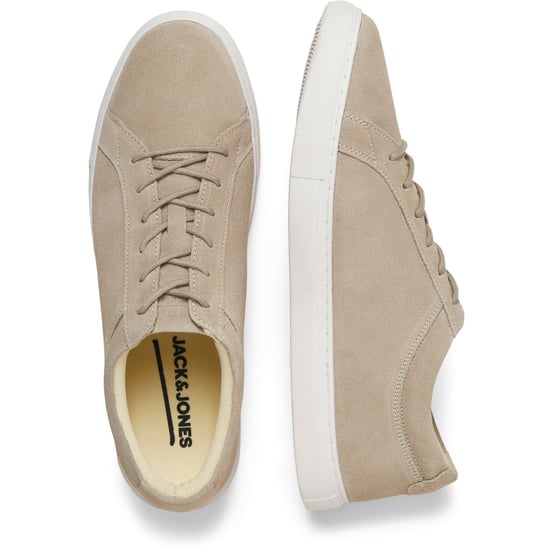 Jack & Jones Galaxy Suede Suède Heren Plaza Taupe Sneakers - Image 3
