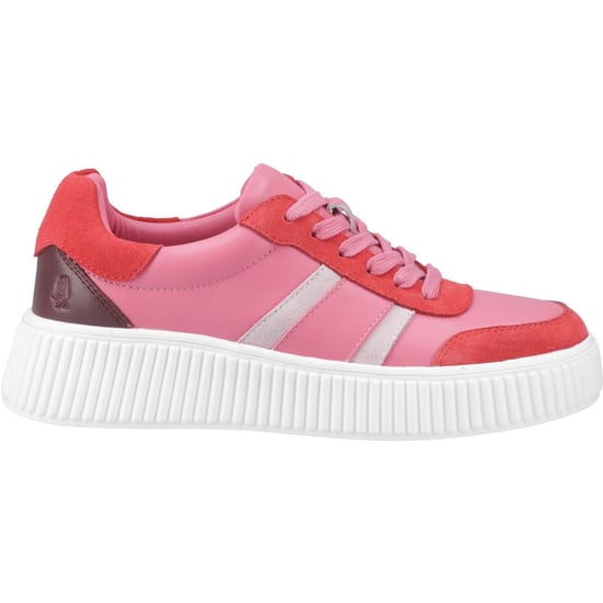 Hush Puppies Holly Suede Women's Fuchsia Trainers - Image 5