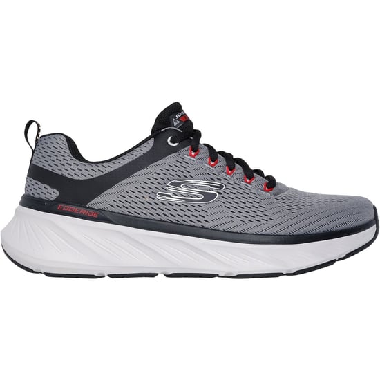 Skechers Relaxed Fit Edgeride Contention Polyester Heren Trainers Antraciet/Zwart - Image 5